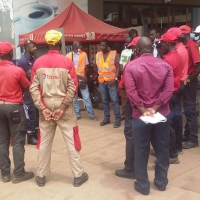 SANTÉ, SÉCURITÉ AU TRAVAIL ET PRÉVENTION DES RISQUES PROFESSIONNELS: Les agents de Total et Shell sensibilisés à l’utilisation des extincteurs